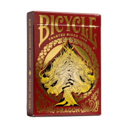 Playing Cards  Bicycle - Dragon Red